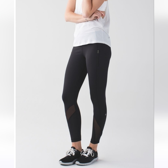 Lululemon Inspire Tight II Navy Leggings Size 2 - Picture 1 of 15